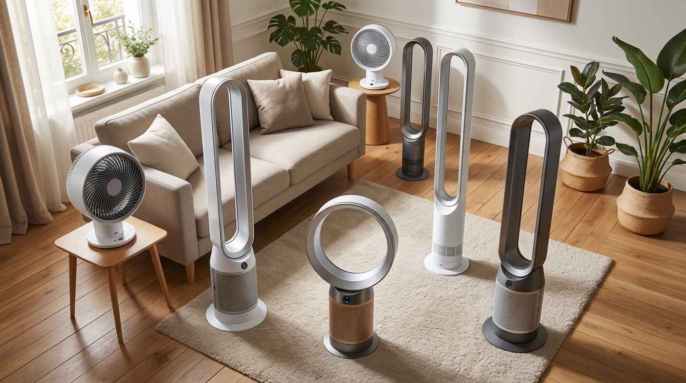 ventilateur sans pale choisi dans un salon